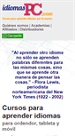 Mobile Screenshot of idiomaspc.com
