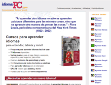 Tablet Screenshot of idiomaspc.com